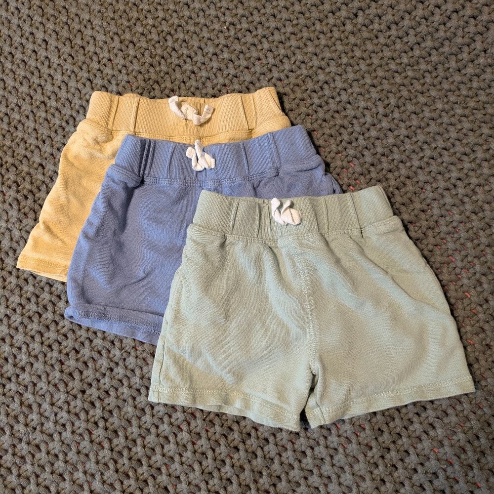 Gerber Kids 2T Shorts – 3-Pack, Cotton, Pockets